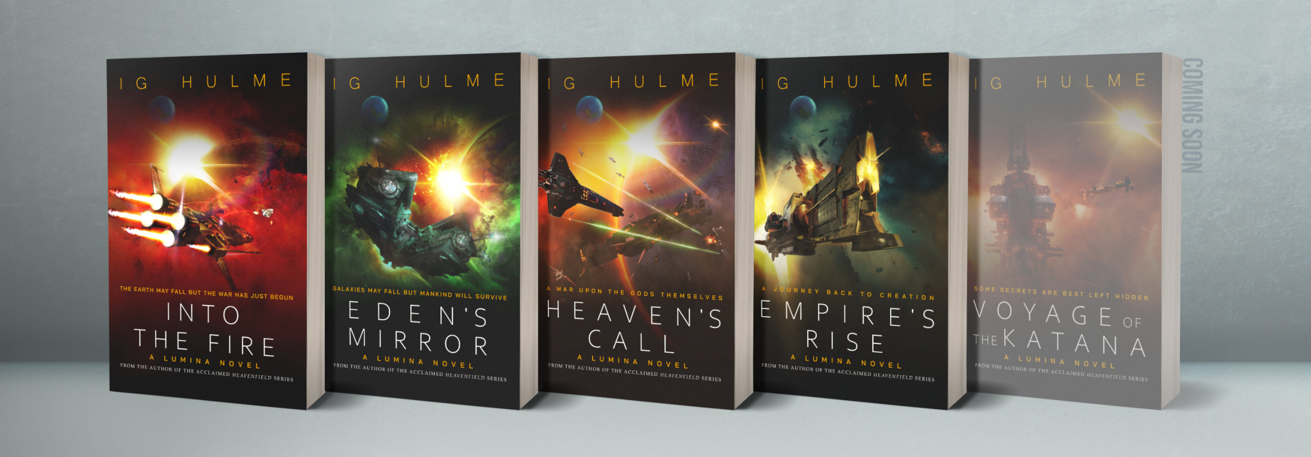 LUMINA series by I.G. Hulme